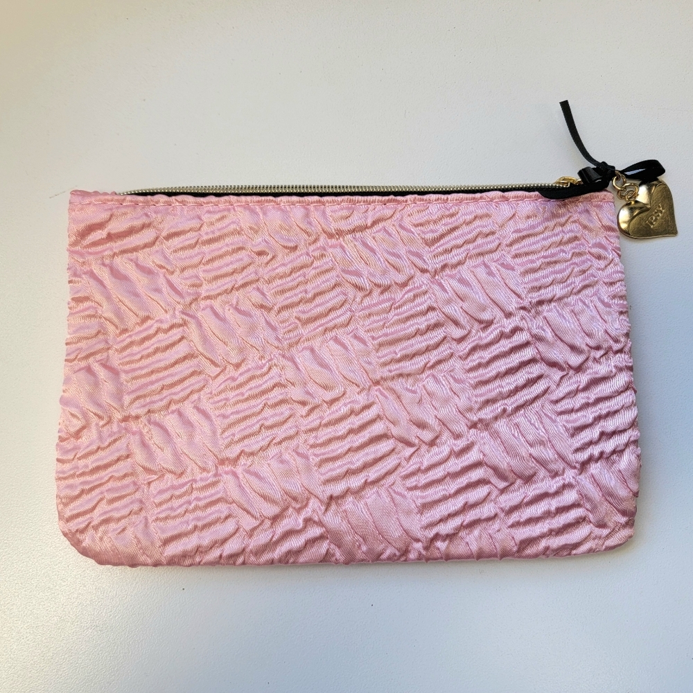 🦋 3 for $10 ~ IPSY Glam Bag February 2024 Design Satin‎ Baby Pink Mini Purse - Picture 5 of 5